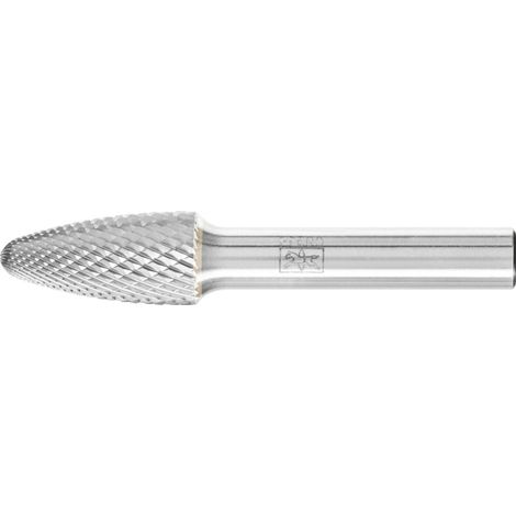 PFERD TOOLS Hartmetall Hochleistungsfrässtift TOUGH-S Rundbogen RBF Ø 12x25 mm Schaft-Ø 8 mm schlagfest
