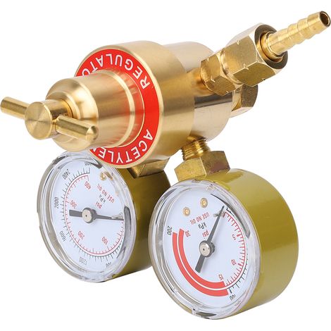 Manomètre de régulation d'acétylène CGA200, filetage femelle, pour usage industriel et commercial