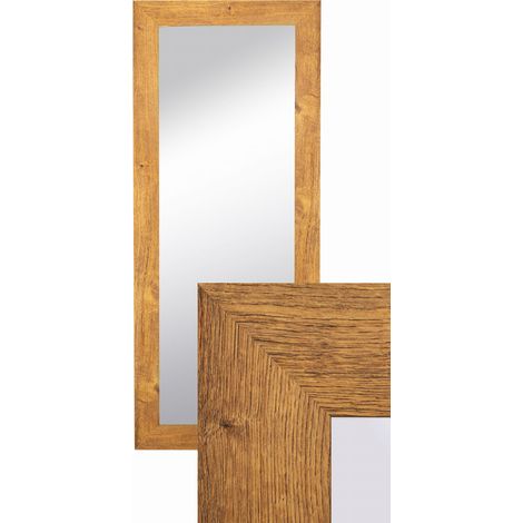 Profil de miroir 70/15, dimensions extérieures 50 x 120 cm, chêne de Waterford
