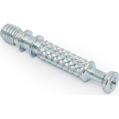 HERRAJES ALK tirante excentrica m6 7-42 zincado i34 , El tirante excéntrica M6 de la marca ALK es un componente de unión en muebles. (1/2)