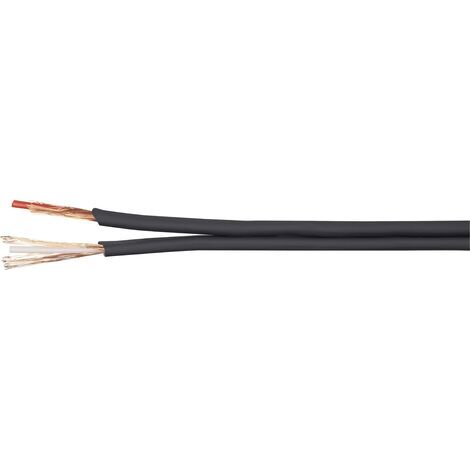 BKL Electronic 1106001/50 Câble audio 2 x 0.14 mm² noir 50 m X71614 (1/3)