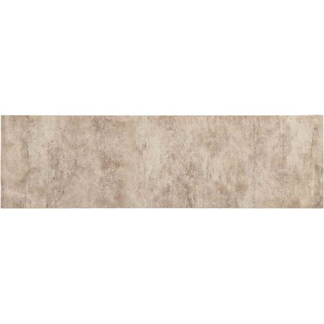 Tapis de Cuisine Béton beige 300 x 60 cm 100% Polyamide Lavable vidaXL