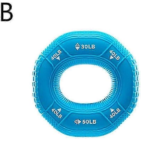 30-90LB Het Grip Ring Silicone Carpal Expeter Wrist Strengthener