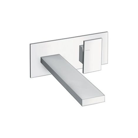 Lavabo Mural Tabula Avec Plaque Saillie 23 Cm Chrome Robinetterie TABULA - CRISTINA ONDYNA TA25851