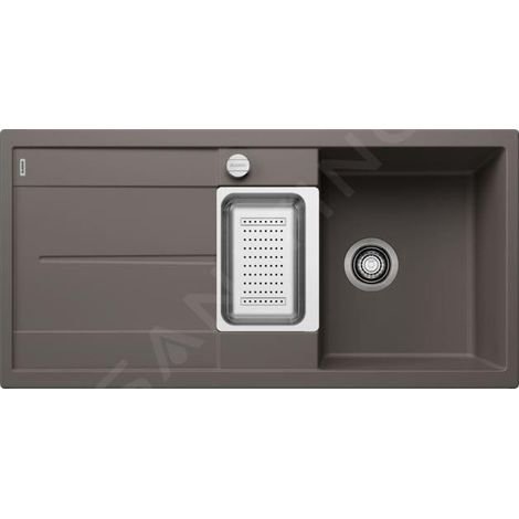 Evier Blanco Metra 6S Silgranit - GRIS VOLCAN - Vidage : Automatique