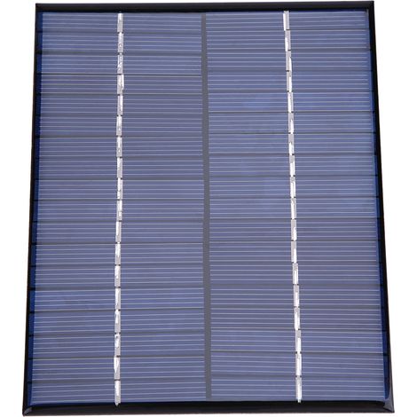 Panneau Solaire Polycristallin 18V 136x110mm Module Alimentation Portable Pour Bricolage Systèmes Éclairage - 1 Pièce (1/5)