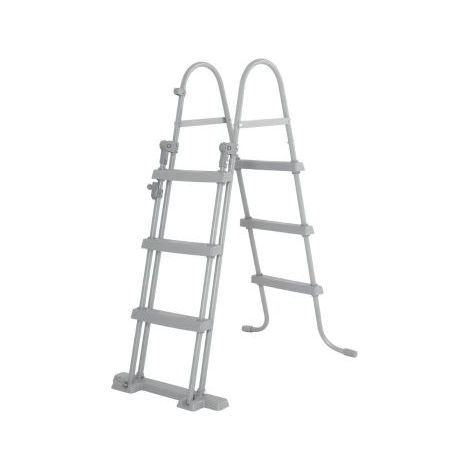 Bestway Échelle sécurisée pour piscine hors-sol jusqu'à hauteur 107 cm - 2 x 3 marches