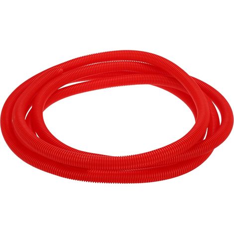 Gaine Fendue pour Câbles 1"(23mm) DI 20FT(6m) Gaine Protectrice Résistante À La Chaleur Et Au Froid -40F À 257F Conduit Flexible en Plastique Protecteur De Câbles, Rouge (1/5)