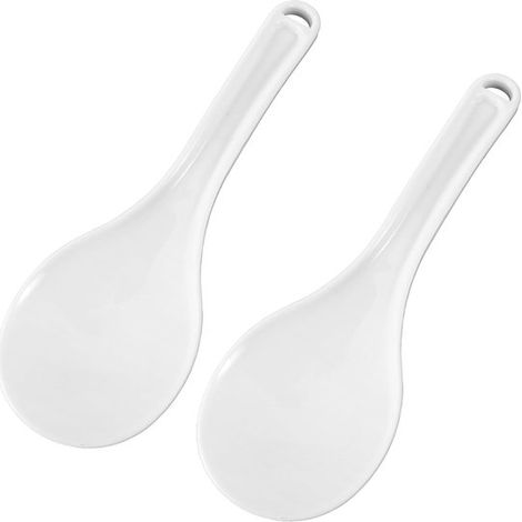 cucharas para servir，cucharas antiadherentes para arroz，cuchara de plástico para arroz，cuchara de cocina de plástico PP，puré de papas (19,5 cm) (1/5)