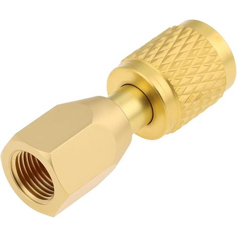 Quick Coupling 1/8 NPT To 1/4 SAE for Air Conditioning/Refrigeration Pressure Gauge 45mm (1/5)