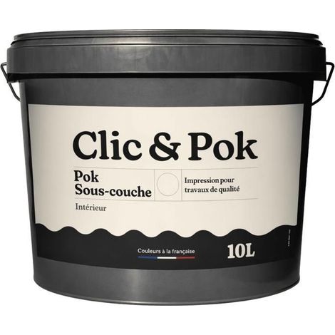 Peinture sous-couche - POK - Blanc - 10L - Acrylique - Mat (1/5)