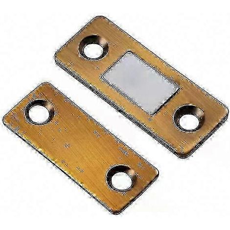 Lot de 5 fermetures magnétiques pour portes de placard, aimants ultra-fins et auto-adhésifs pour tiroirs, meubles et portes de balcon.