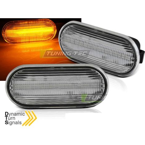 Paire Clignotant Repetiteur Seat Cordoba 1996 a 2002 chrome Led Dyn-34406415 (1/3)