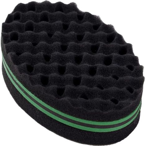 Eponge Cheveux Frisés - Matériau Macroporeux Doux - Pour Coiffure Twist Et Locks - Lot De 2 (1/5)