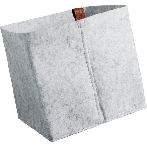 de rangement OUNONA en feutre fond plat design ouvert (1/5)