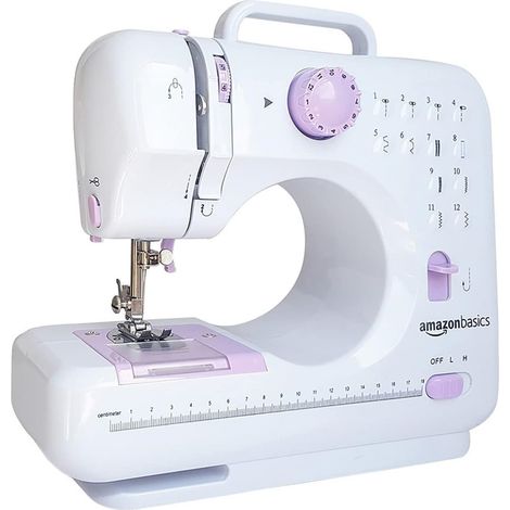 Trade Shop - Máquina De Coser Portátil Con 12 Tiendas Sistema De Uso Doméstico Con 2 Velocidades De Costura - (1/5)