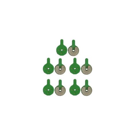 Set di 5 paia di pastiglie freno leggere, silenziose e antigraffio per il monopattino elettrico Kugoo G2 Pro. (1/5)
