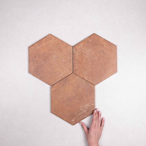 Carrelage Effet Terre Cuite TERRE ETRUSCHE 25x22 cm Toscana (1/2)