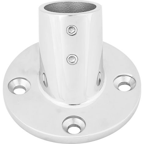Quincaillerie marine en acier inoxydable 316, résistante à la corrosion et à l'oxydation, base tubulaire ronde à 60° (22 mm) (1/5)