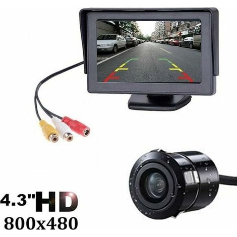 Wireless Rear View Camera System Kit for Car/Truck/Van/Pickup/Camper 4.3 Inch Monitor MUMU Reversing System (1/4)