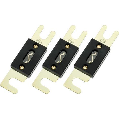 vergoldete 40A 32VDC Flachsicherungen für Auto-Audio-Video-Systeme - Hohe Leitfähigkeit (1/3)