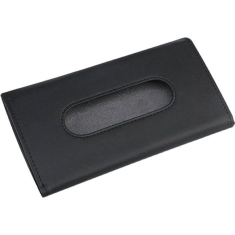 Taschentuchbox für die Sonnenblende im Auto, Taschentuchhalter fürs Auto, Taschentuchbox fürs Auto, Solar-Taschentuchbox, Papierhalter aus Leder für die Sonnenblende im Auto (1/5)