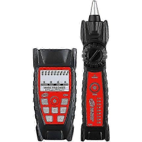 Testeur de câbles multifonctionnel Benetech GT66 RJ11/RJ45 - Détecteur de lignes réseau pour câbles Ethernet et téléphoniques (1/4)