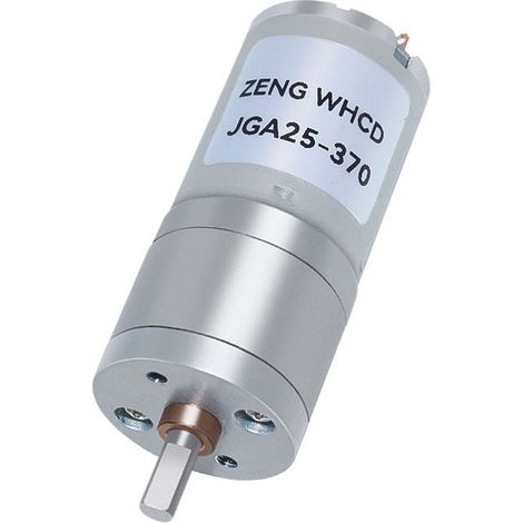 JGA25-370 Getriebemotor, 12/24 V DC, elektrischer Getriebemotor, hohes Drehmoment, 5–500 U/min, Montagehalterung, 1 Stück (280 U/min12 V)