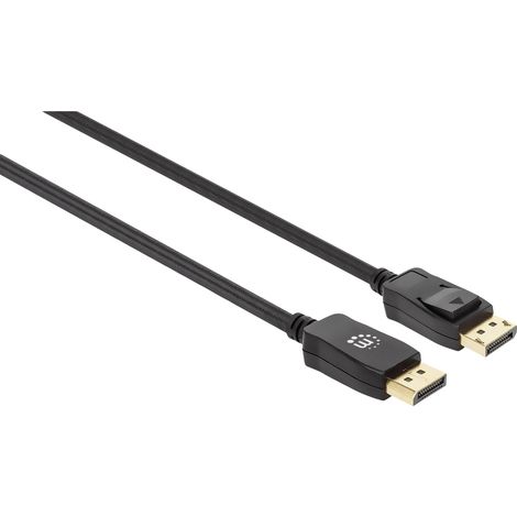 Câble de raccordement Manhattan DisplayPort Fiche mâle DisplayPort, Fiche mâle DisplayPort 1.00 m noir 353595 8K UHD Câble DisplayPort W652152 (1/5)