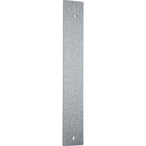 Mora Tronic Planche de douche en matériau minéral Dusty Grey avec finition extérieure (1/2)