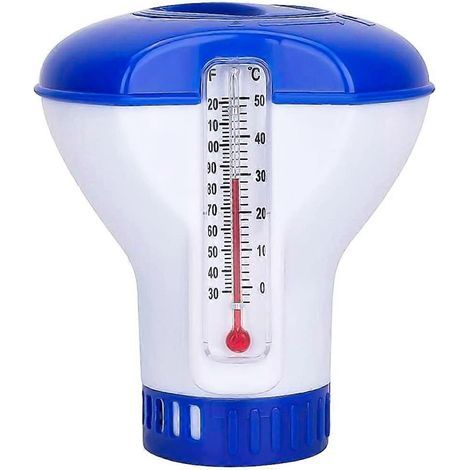 Schwimmender Chlorspender, schwimmender Spender für Chlortabletten für Pools aller Größen (1/5)