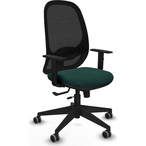 Silla de oficina piqueras y crespo Cilanco negro espuma ajustable (1/2)