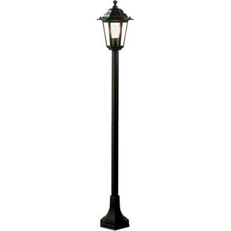 Lampada Palo Paletto per Giardino Colore Nero per Esterno Linea Mini Esagonale Sovil (1/5)