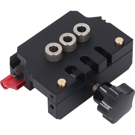Kit gabarit de perçage auto-centrant automatique pour chevilles en alliage d'aluminium haute précision outils menuiserie (1/5)