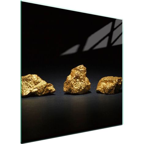 Protezione in vetro per piano cottura 50x52 Oro (1/5)
