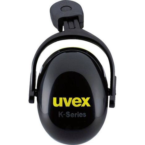 [NEUWERTIG] B-Ware Uvex Kapselgehörschutz Helmgehörschutzkapsel pheos K2P 30dB schwarz/gelb 2 Stück (1/2)