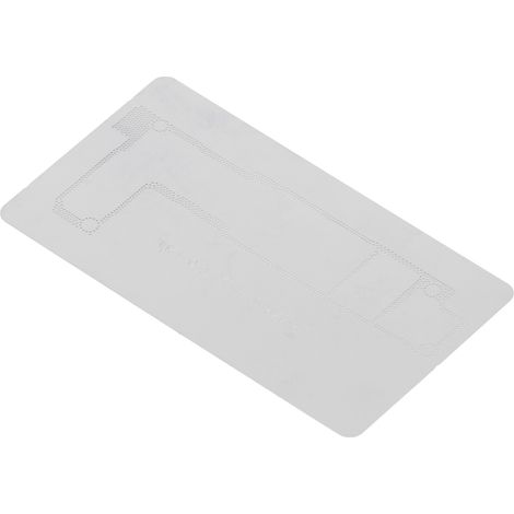 Gabarit de reballage BGA, bonne dissipation de chaleur, positionnement précis, en acier inoxydable, pour iOS 14 et iOS 14 Plus (couche intermédiaire 0,12). (1/5)