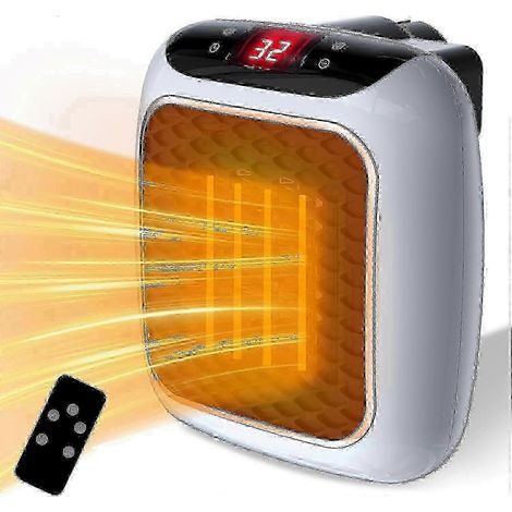 Nouveau radiateur soufflant en céramique PTC 800 W avec 2 modes, modèle 2025, radiateur d'appoint à brancher pour la maison (1/5)