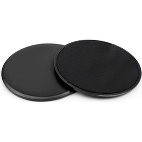 Core Sliders - Glissières Pour Exercices Abdominaux - Double Face Moquette et Sol Dur - Lot de 2 (1/5)