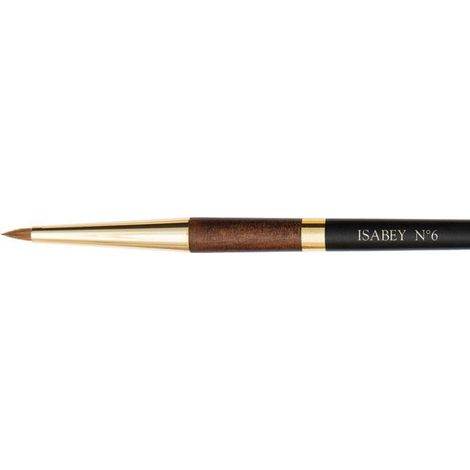 Pinceau - Repiqué - Aquarelle - Isabey - Martre Kolinsky Pure - 6229i - N°6 - Fibres naturelles