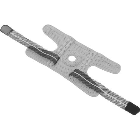 Schützende Knieschoner mit Riemen, atmungsaktiv und bequem, grau, 3D-Schnitt, ergonomisches Design, verstellbar, für Erwachsene (1/5)