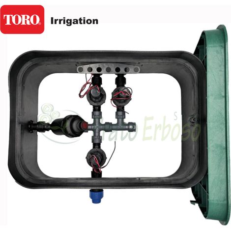 Toro PA-EZP-F3 - Válvula de riego ensamblada de 1" y 3 zonas