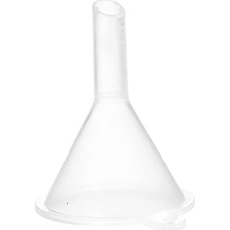 Trichter – 1 Stück – Kunststoff – Präziser Flüssigkeitstransfer – Küche und Labor – 4 x 3 cm, transparent (1/5)
