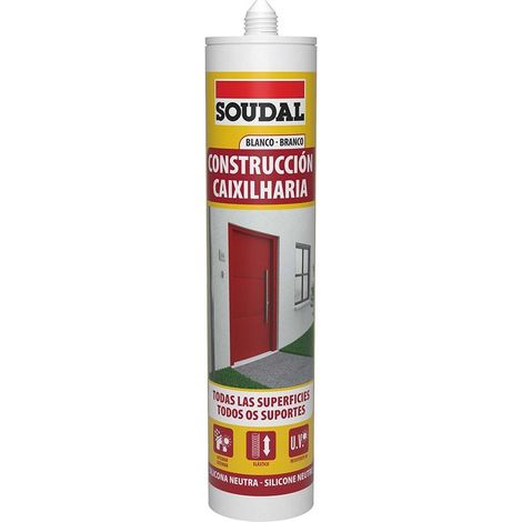 SOUDAL Silicone da costruzione neutro bianco 290ml 115786