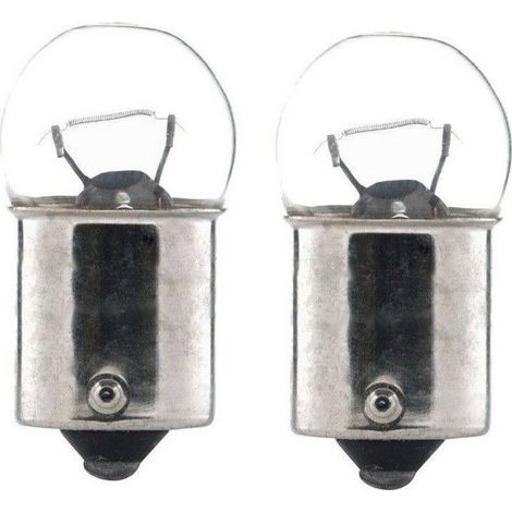 Cyclingcolors – Lot de 2 ampoules 12V 21W BA15S – Éclairage universel petit globe – Lumière blanche chaude – Remplacement pour véhicules et bricolage (1/2)