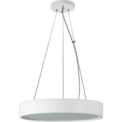 Suspensione in legno bianco mate - Lampade rotonde - E27 - Kanlux GIASMINO (1/4)