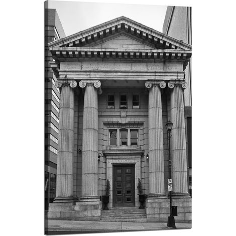 Cuadro sobre lienzo: Columnas arquitectónicas, 50x80 cm, Edificios, Museo (1/4)