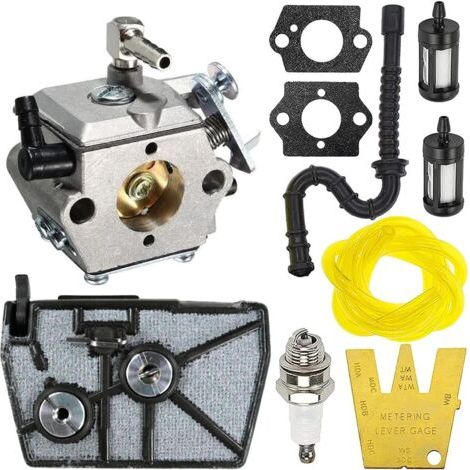 Carburateur de rechange pour 028 028AV 028WB 028Q Super tronçonneuse, remplace Walbro WT-16B, pour Tillotson HU-40, avec joint filtre à air filtre de ligne de carburant (1/5)