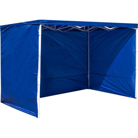 Packs Laterales Carpas Plegables - Pack 3 Laterales Lisos para Carpas 3x2 Eco - Azul