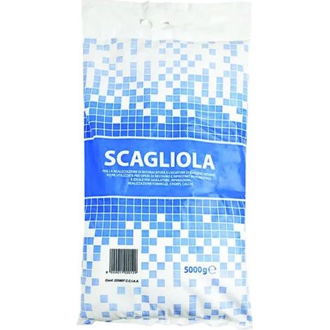 Gesso Scagliola in polvere per la produzione di manufatti -5 Kg (1/2)